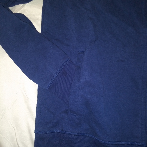 Levi's | Zip Up Hoodie Sweatshirt Navy & Pink Girls Size XL 13-15 Years - Picture 3 of 6